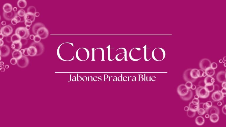 Jabones Artesanales, contacto